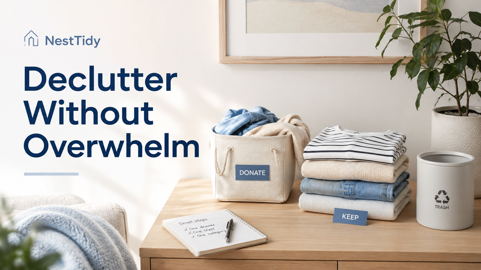 Declutter Without Feeling Overwhelmed