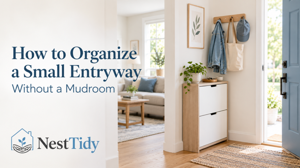 How to Organize a Small Entryway Without a Mudroom